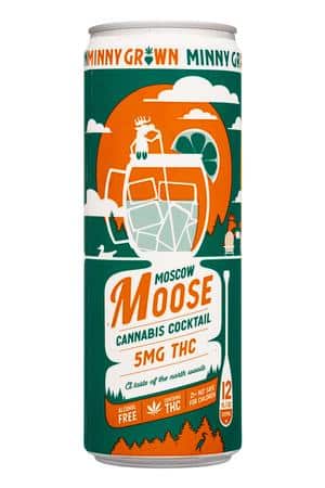 Minny Grown: MinnyGrown-12oz-2023-CannCocktail-MoscowMoose-Front