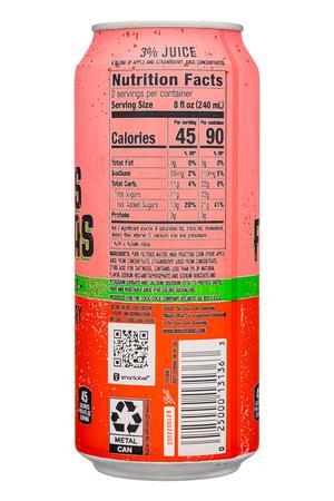 Minute Maid Juices: MinuteMaid-16oz-2022-AguaFrescas-Strawb-Facts