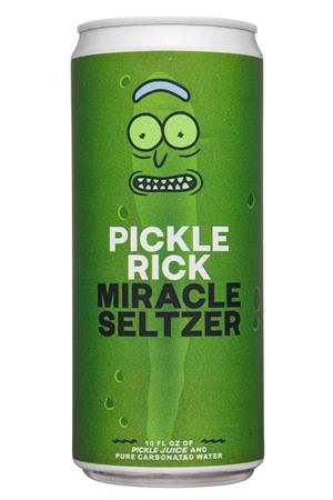 Miracle Seltzer: MiracleSeltzer-10oz-2020-PickleRick-Front