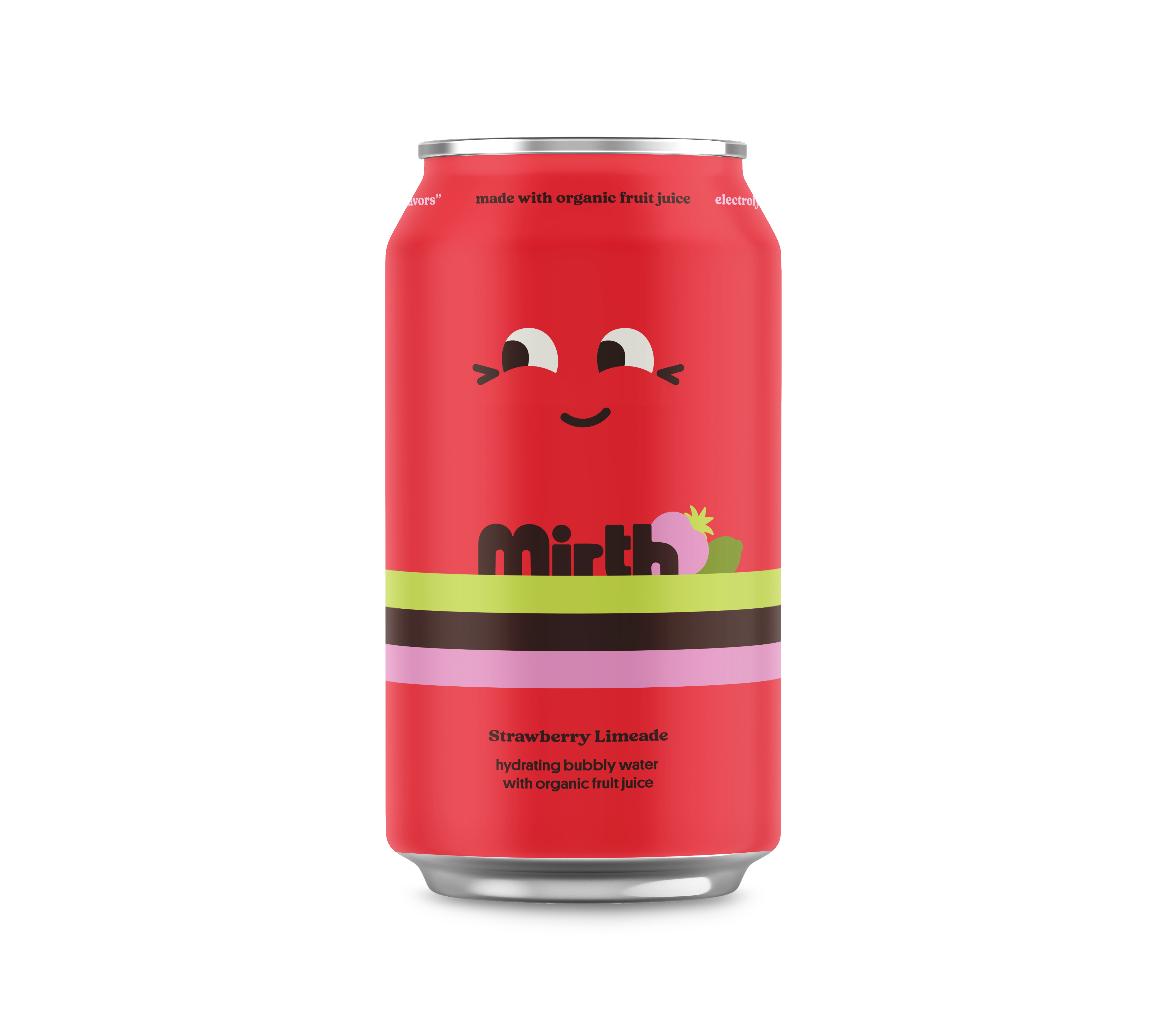 Photo of Strawberry Limeade - Mirth Sparkling Water (uploaded by company)