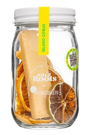 Mix'd Roots: MixdRoots-Jar-2023-AlcInfusion-IslandCitrus