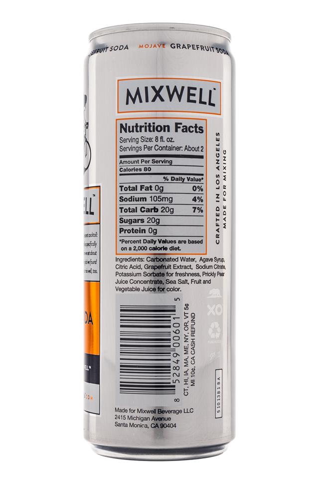 mojave grapefruit soda mixwell bevnet com product review