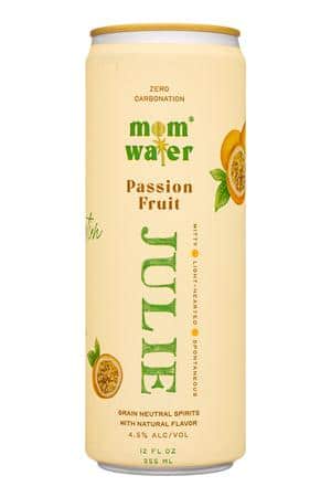 Mom Water: MomWater-12oz-2022-Spirits-Julie-PassionFruit
