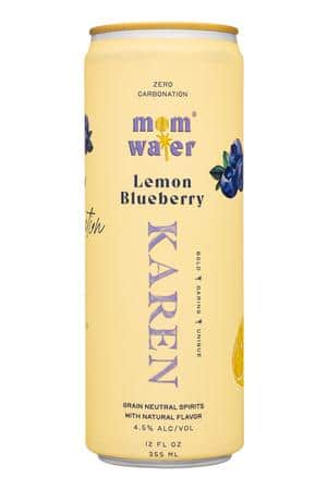 Mom Water: MomWater-12oz-2022-Spirits-Karen-LemonBlueb