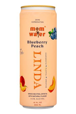 Mom Water: MomWater-12oz-2022-Spirits-Linda-BluebPeach