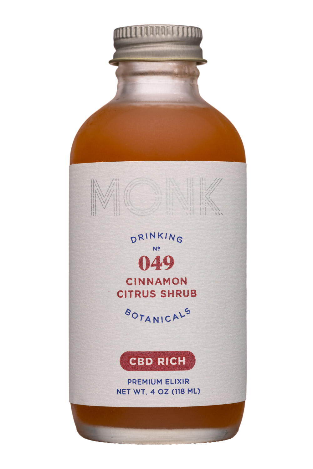 MONK: Monk-4oz-DrinkingBotanicals-049-CinnCitrusShrub-Front