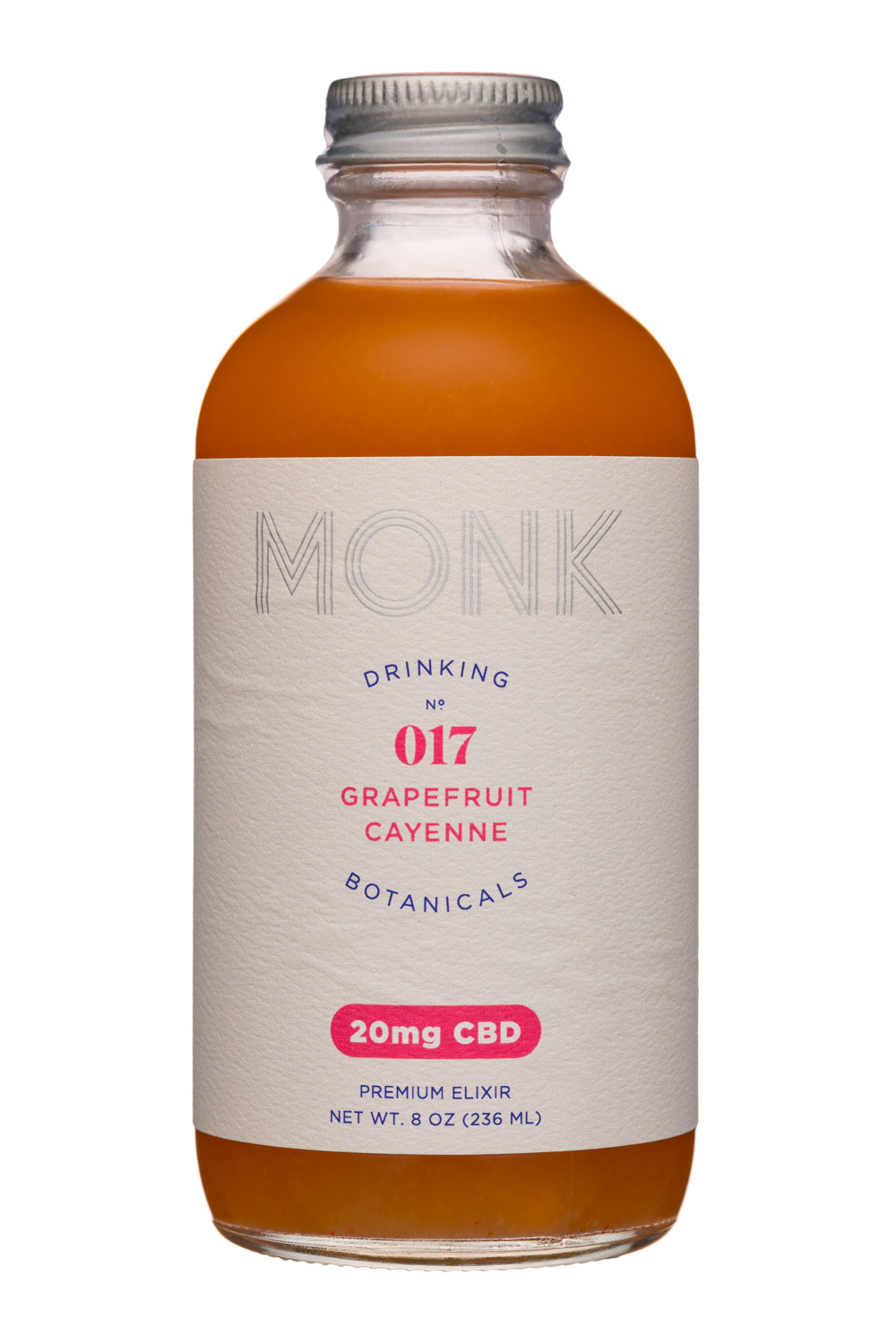 MONK: Monk-8oz-DrinkingBotanicals-017-GrapefruitCayenne-Front