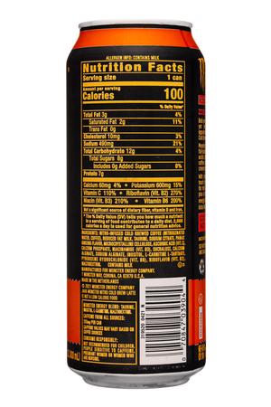 Monster Energy - Java Monster: Monster-14oz-2022-NitroInfused-ColdBrew-Latte-Facts