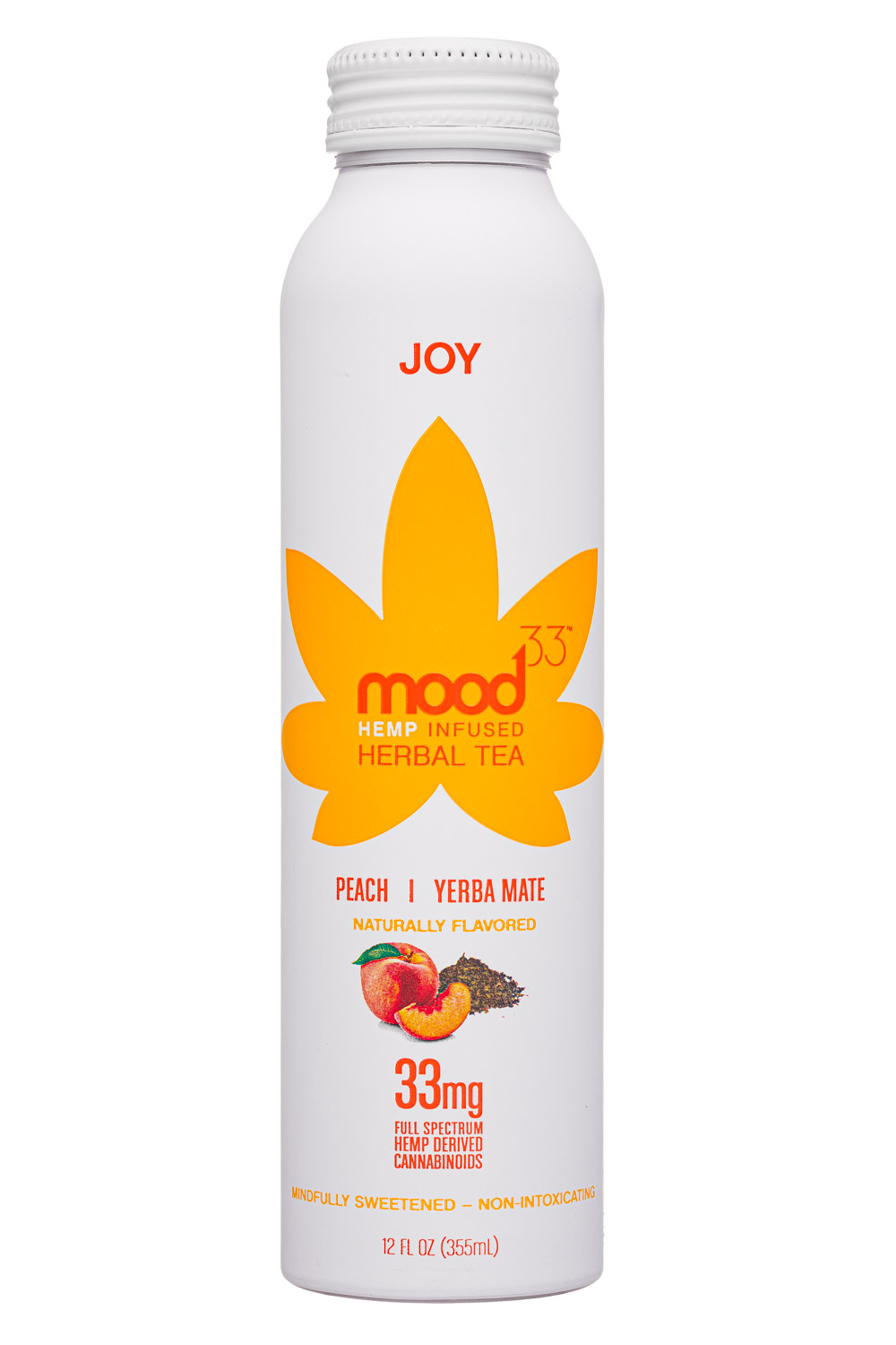 JOY: Peach, Yerba Mate. CBD 33mg