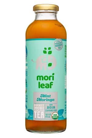 Mori Leaf: MoriLeaf-16oz-2022-Moringa-Mint-Front