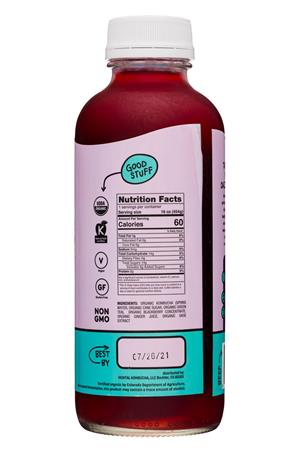 Mortal Kombucha: MortalKombucha-16oz-2021-Kombucha-BLackSage-Facts