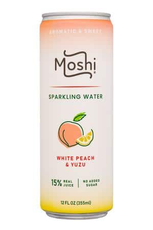 Moshi: Moshi-12oz-2024-SparklingWater-WhitePeachYuzu-Front
