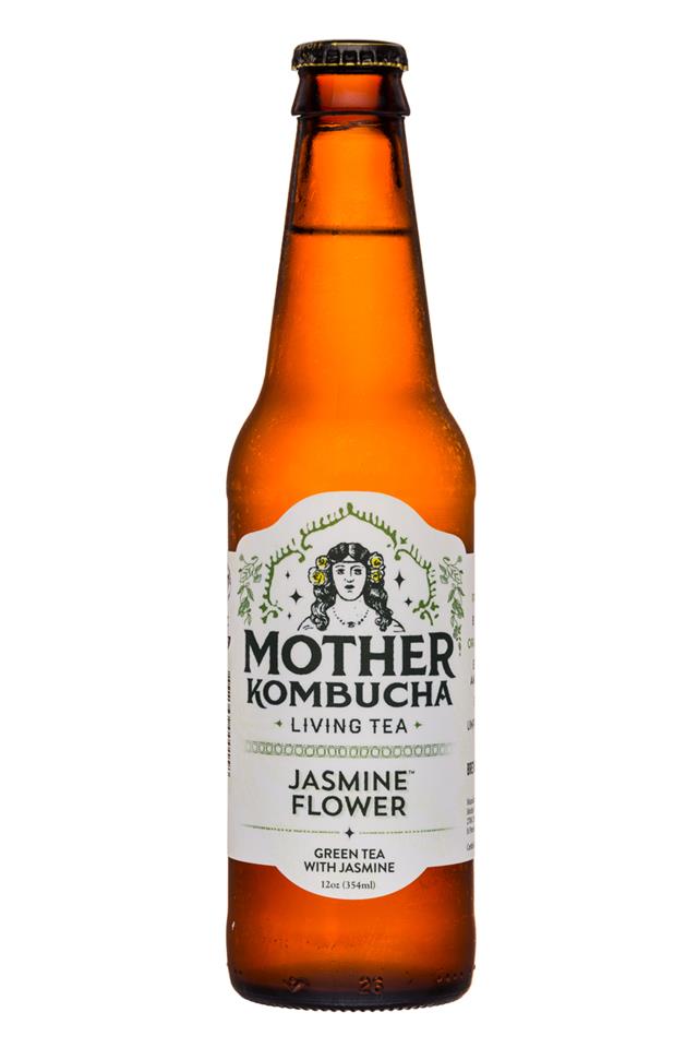 Mother Kombucha: Mother-Kombucha-12oz-JasmineFlower-Front