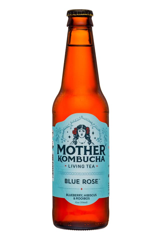 Mother Kombucha: Mother-Kombucha-12oz-BlueRose-Front