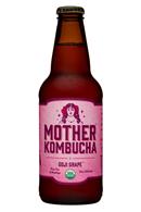 Mother Kombucha: Mother-12oz-Kombucha-GojiGrape-Front