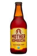 Mother Kombucha: Mother-12ozS-Kombucha-BloodOrangeGinger-Front