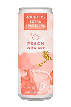 Mountjoy: Mountjoy-11oz-2023-ExtraSparkling-Peach-Front
