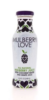 All Natural Mulberry Juice with Coconut Water and Grape Juice