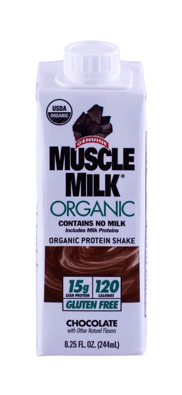 Muscle Milk Organic: MuscleMilk Chocolate Front