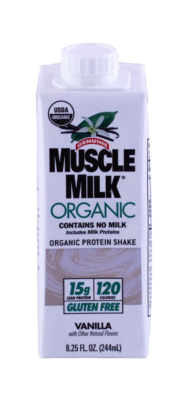 Muscle Milk Organic: MuscleMilk Vanilla Front