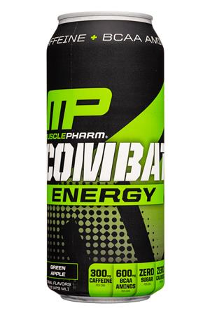 MusclePharm: MusclePharm-16oz-2021-CombatEnergy-GreenApple-Front