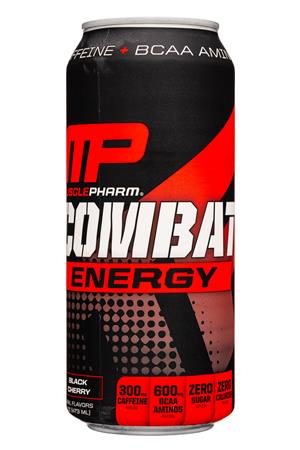 MusclePharm: MusclePharm-16oz-2021-CombatEnergy-BlackCherry-Front