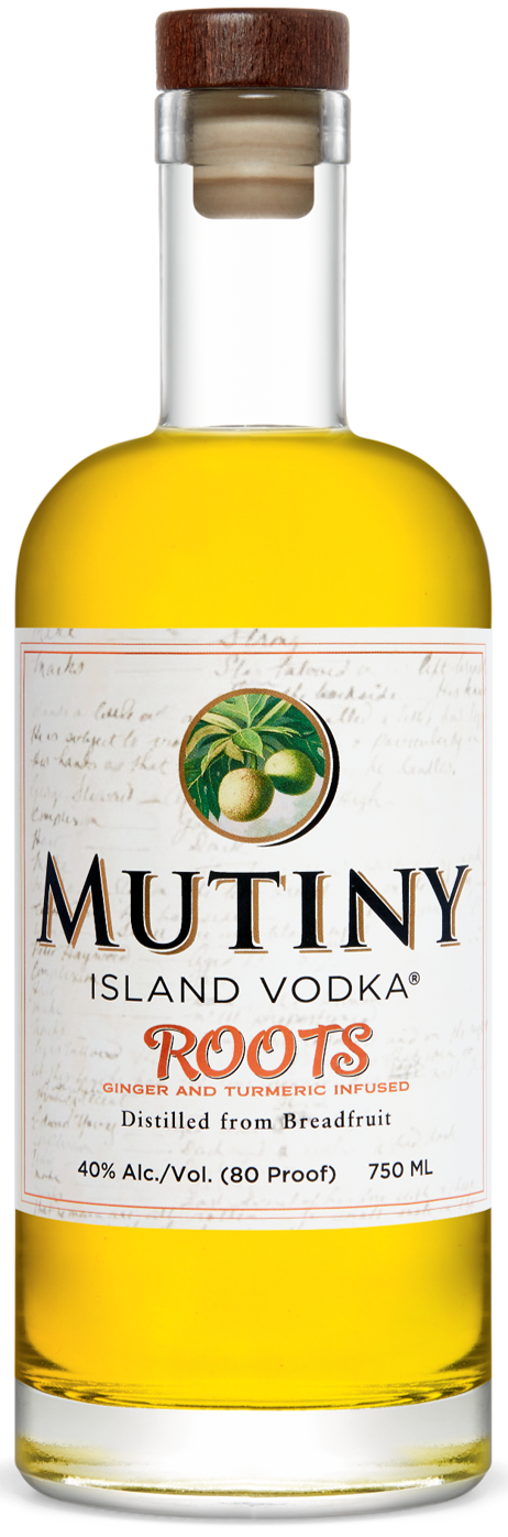 Mutiny Island Vodka: Photo of ROOTS Ginger & Turmeric Infused Vodka - Mutiny Island Vodka (uploaded by company)