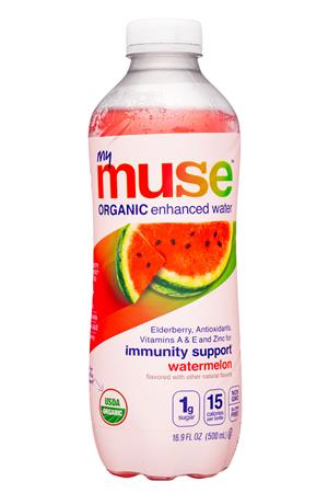 My Muse Organic: MyMuse-17oz-2021-EnhancedWater-Watermelon-Front