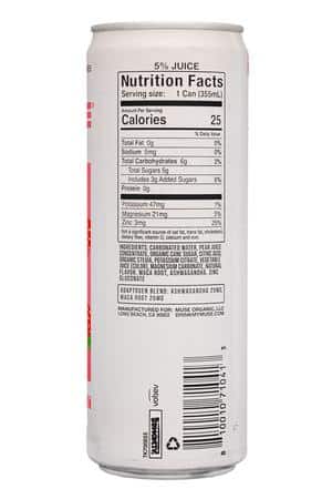My Muse Organic: MyMuse-12oz-2024-Soda-StrawbGuava-Facts