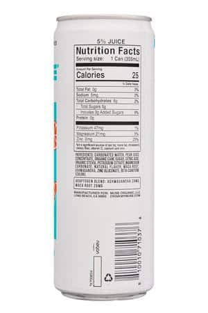 My Muse Organic: MyMuse-12oz-2024-Soda-TropicalCitrus-Facts