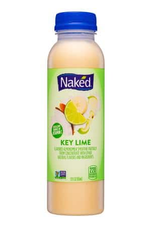 Naked Juice: Naked-12oz-2022-AlmondMilk-KeyLime-Front