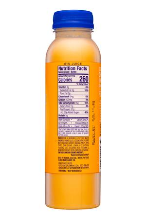 Naked Juice: Naked-12oz-2022-AlmondMilk-OrangeVanillaCreme-Facts