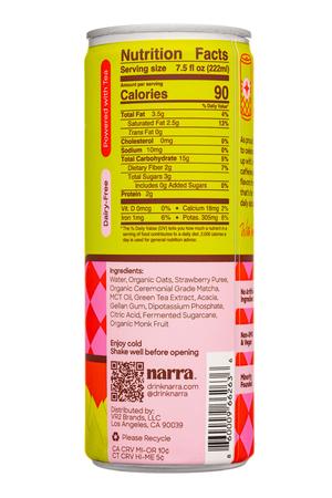 Narra: Narra-7oz-2023-StrawbMatchaLatte-Facts