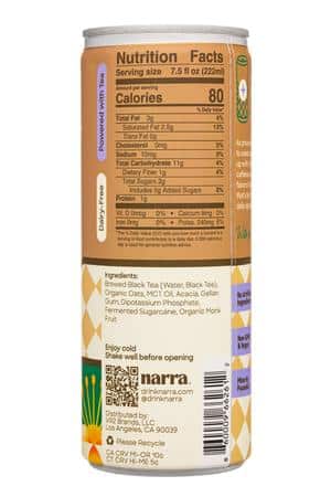 Narra: Narra-7oz-2023-BlackMilkTea-Facts