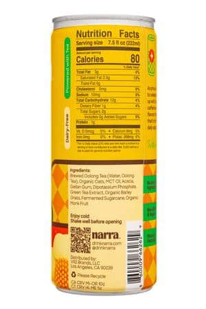 Narra: Narra-7oz-2023-RoastedOolongMilkTea-Facts