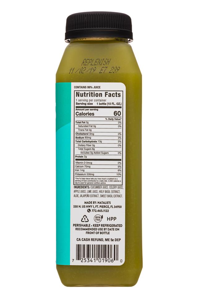 Natalie's: Natelies-10oz-ColdPressed-Replenish-Facts