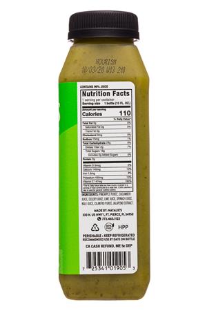 Natalie's: Natalies-10oz-2020-ColdPressed-Nourish-Facts