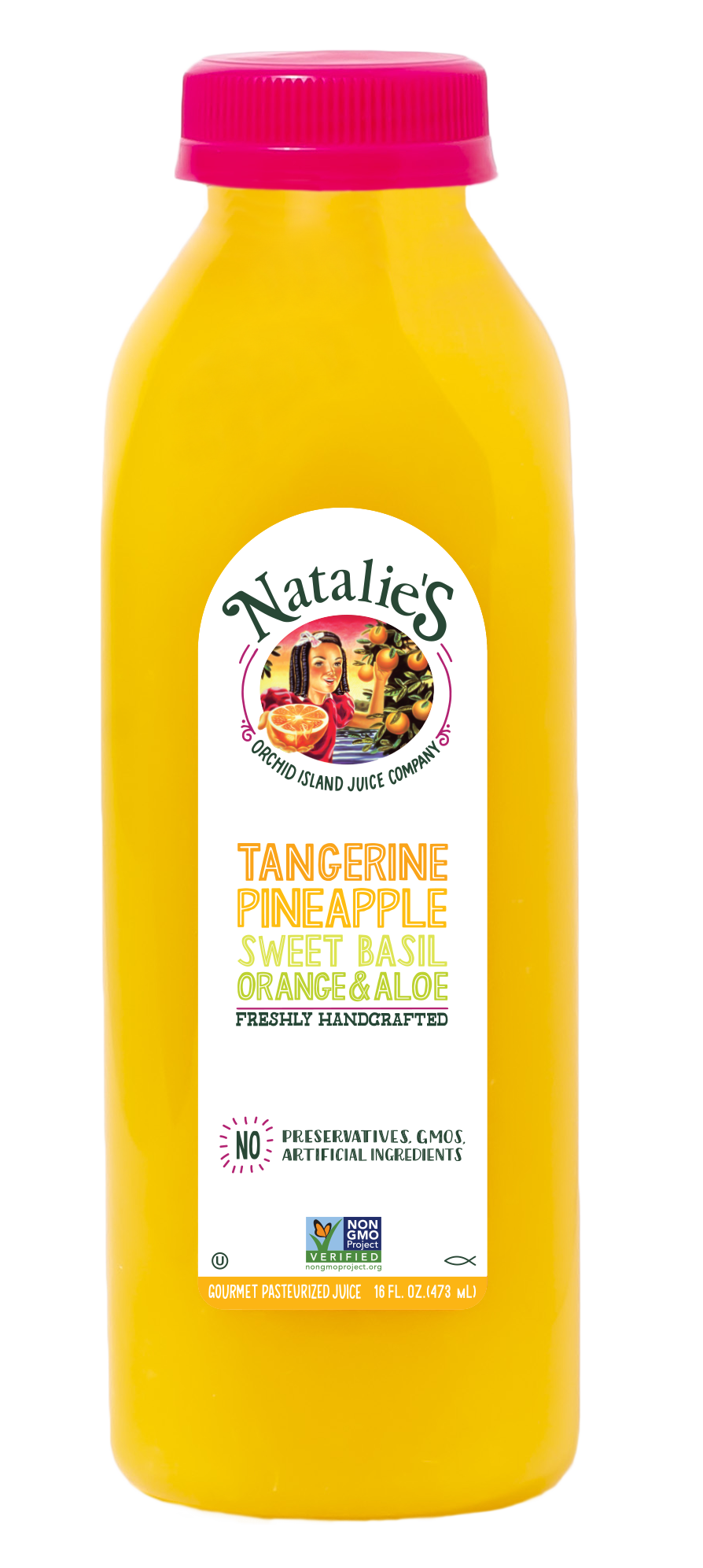 Natalie's: Photo of Tangerine Pineapple Sweet Basil Orange & Aloe - Natalie's (uploaded by company)