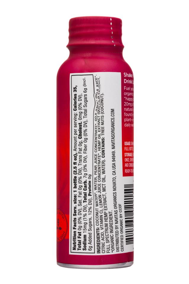 Navitas Organics - CBD: Navitas-3oz-Shot-WellnessCBD-Bliss-Facts