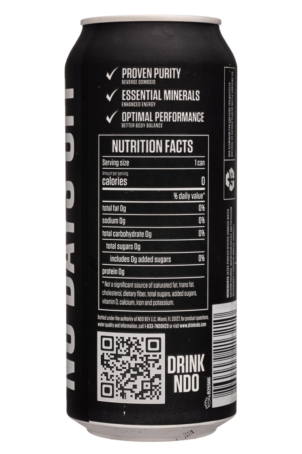 NDO H2O: NDOH20-16oz-2024-Water-Sparkling-Facts