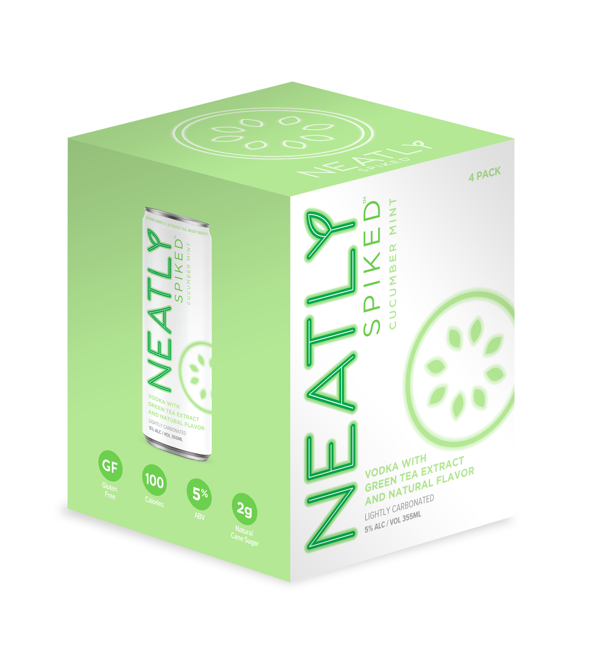 Neatly Spiked: Photo of Cucumber Mint - 4-Pack - Neatly Spiked (uploaded by company)