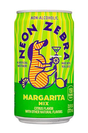 Neon Zebra Mixers: NeonZebra-8oz-2021-Mix-Marg-Front