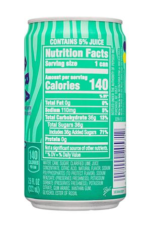 Neon Zebra Mixers: NeonZebra-8oz-2021-Mix-Mojito-Facts