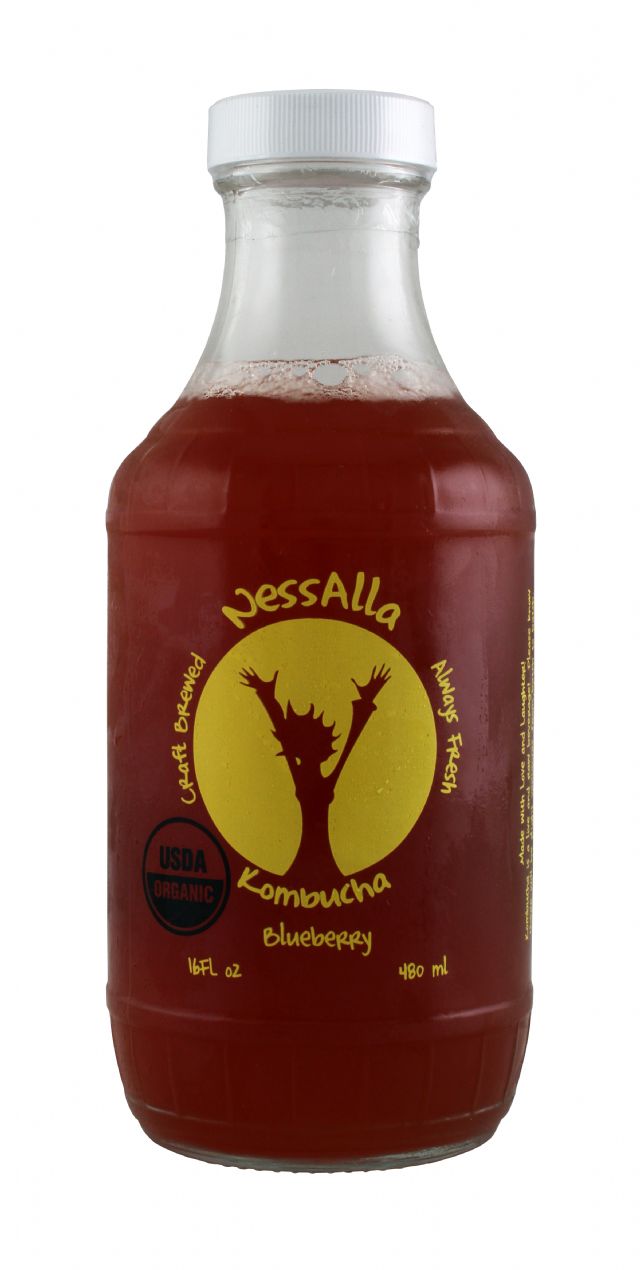 NessAlla Kombucha: Nessalla Blue Front