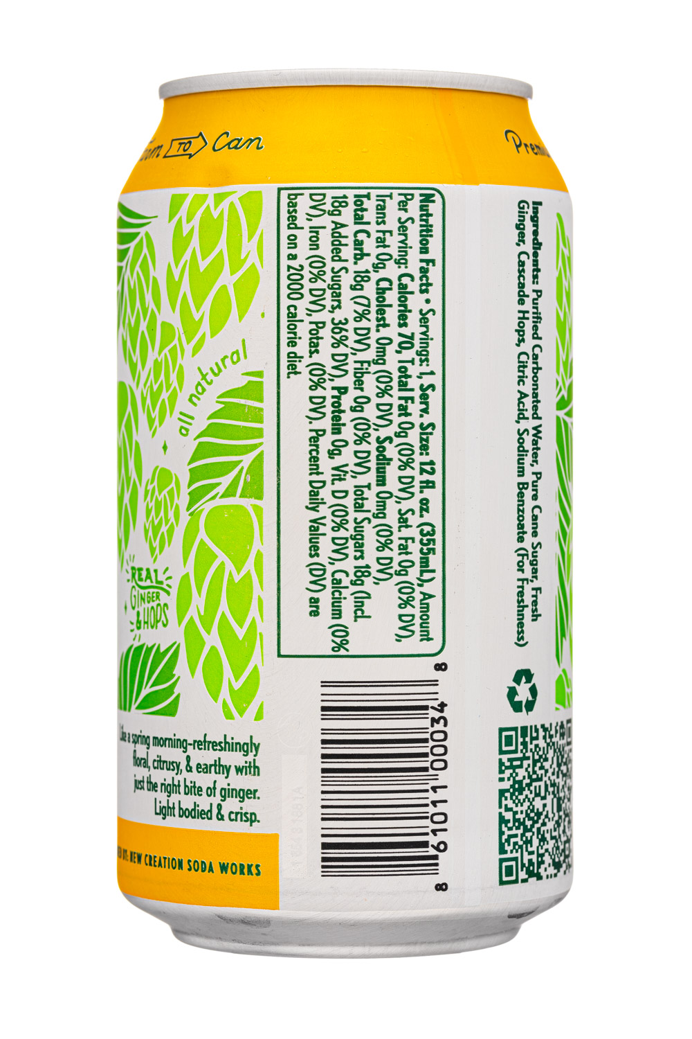 New Creation Soda Works: NewCreationSoda-12oz-2024-Hopscotch-Facts