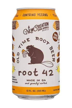 New Creation Soda Works: NewCreationSoda-12oz-2024-Root42-Front