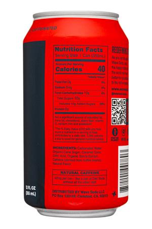 New Wave Soda: NewWaveSoda-12oz-2021-Cola-Facts