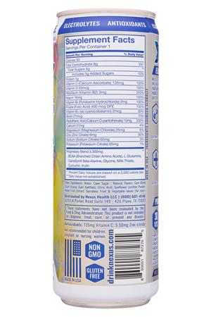 Nexus Energy Drinks: Nexus-12oz-2020-FunctEnergy-PineLychee-Facts