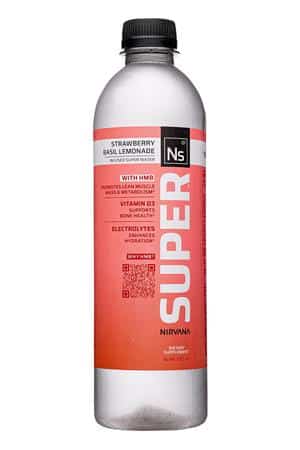 NIRVANA HMB: Nirvana-17oz-2024-Super-StrawberryBasilLemonade-Front