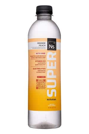 NIRVANA HMB: Nirvana-17oz-2024-Super-OrangePeach-Front